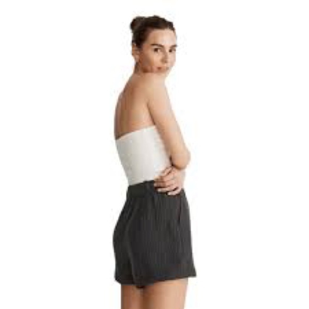 Madewell Easy Pull-On Gauze Waffle Shorts in Lightspun Size Medium